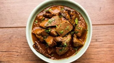 Rognon de veau au vin rouge et aux champignons