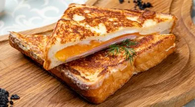 Cheese and ham toastie