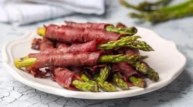 Bacon wrapped asparagus